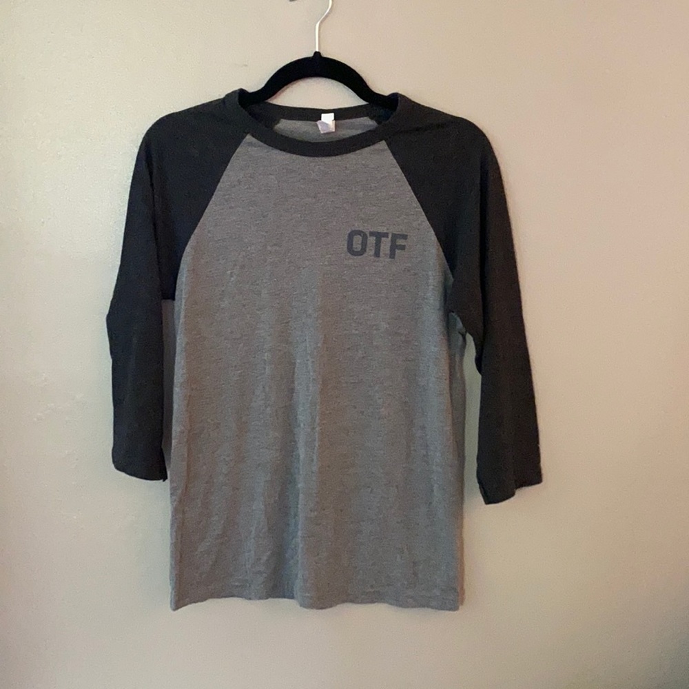 Orangetheory 3/4 sleeve gray tee size small